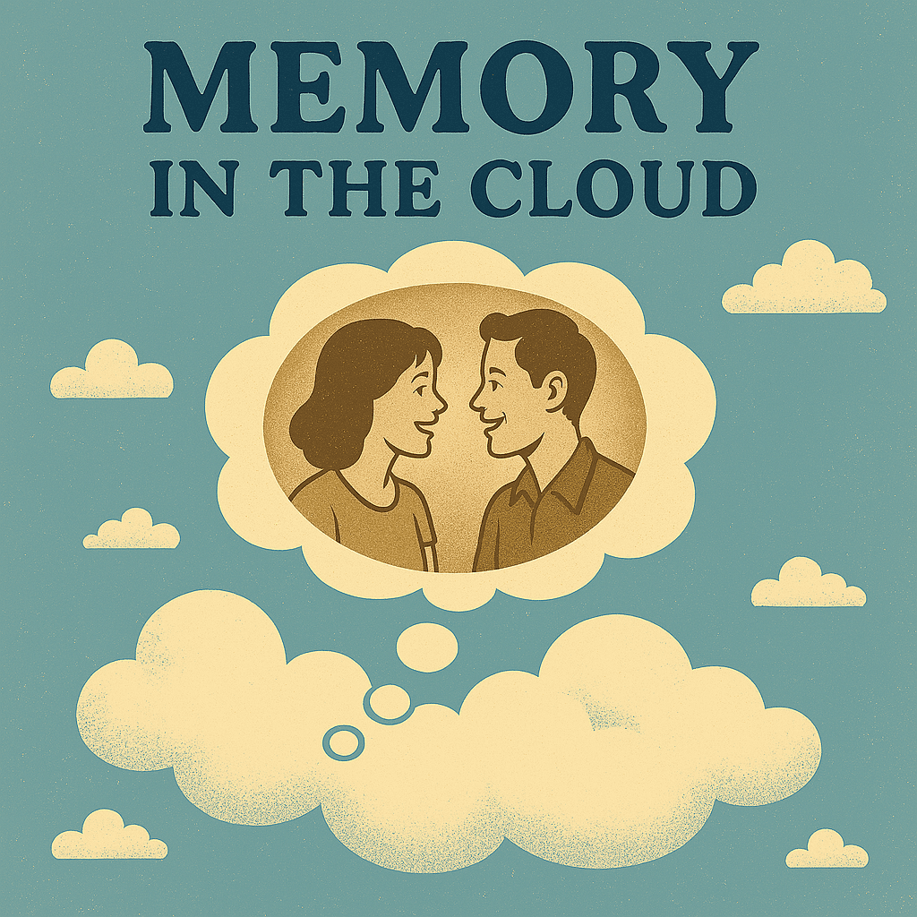 Couple preserving memories in the cloud