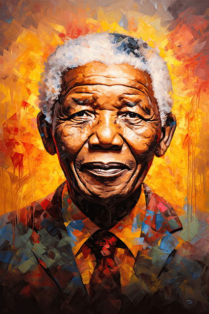 Mandela-inspired memory collage